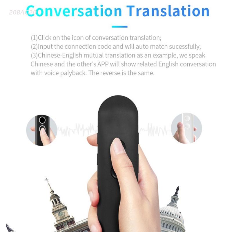 Language Translator Device Classic Language Translator Device in Real Time Voice 42 Languages Smart Translations