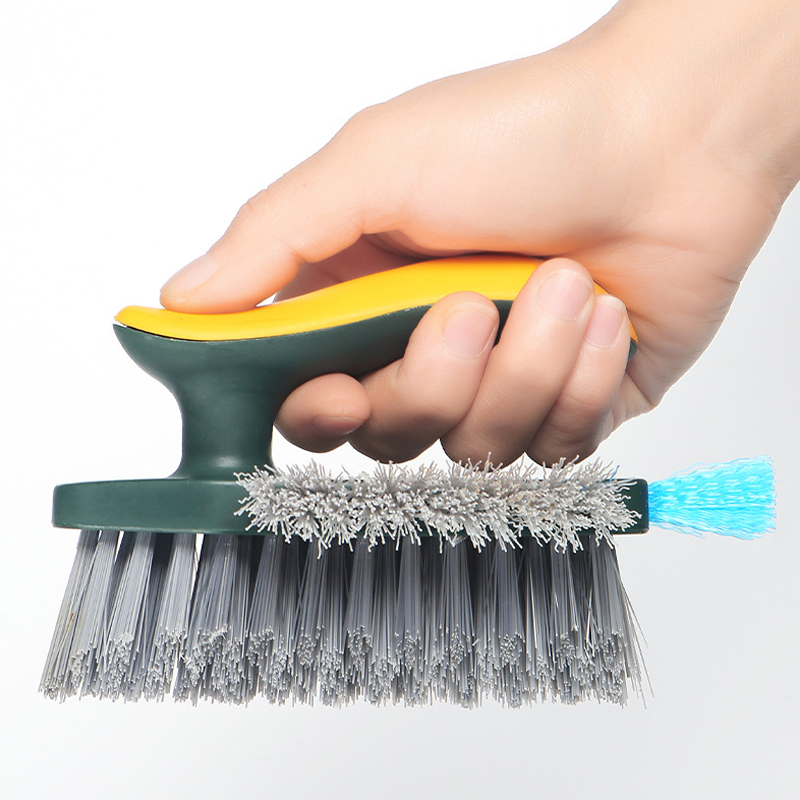 Household Cleaning Brush Kitchen Gadgets Tiles Window Trough 4in 1 V-shaped Brush for Kitchen Home Supplies Tools Bathroom