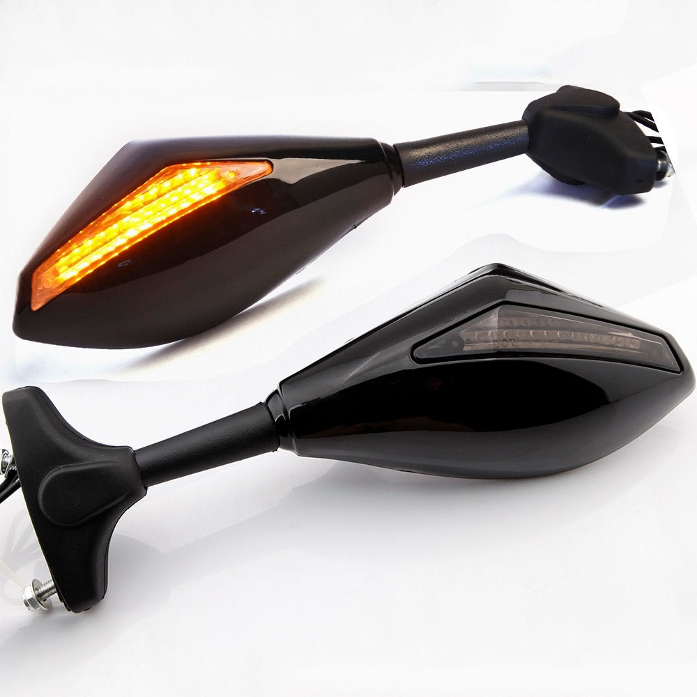 Motorcykel spejl led blinklys til suzuki gsxr 1000 1300 600 750 gsx 1400 600f 750f katana hayabusa 1300r 1300rz limited