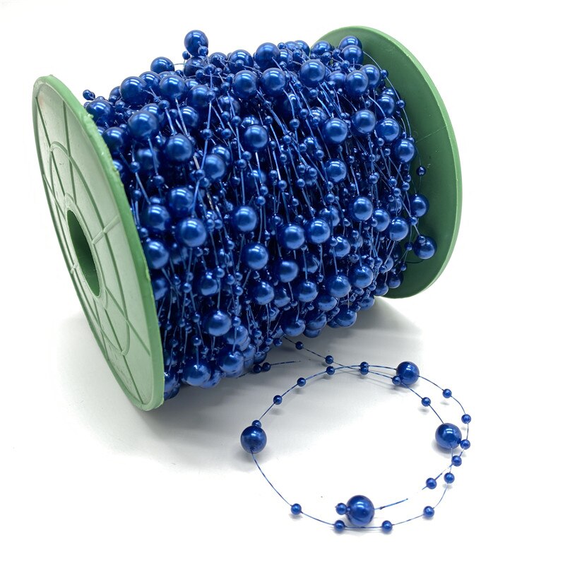 5Meter 3 + 8mm Angelschnur Künstliche Perlen Blume Perlen Kette Girlande Blumen Hochzeit Party Dekoration Diy Zubehör: 10