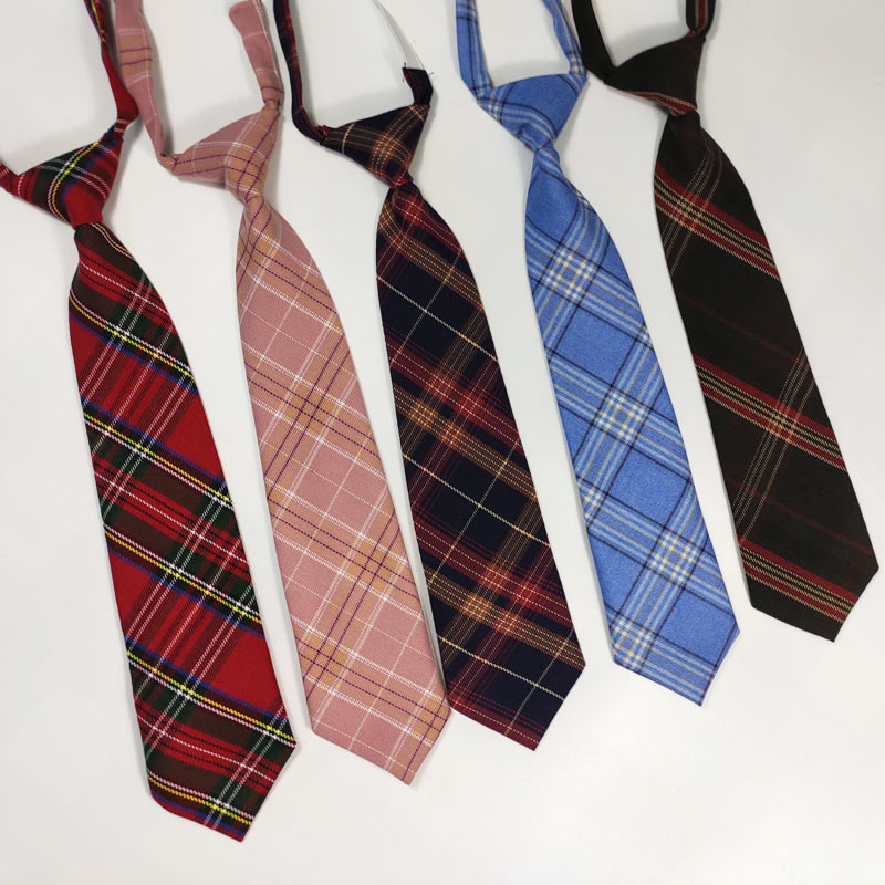 Dreng plaid elastik justerbare slips skole bryllup slips børn studerende gravatas 33cm længde 7cm bredde