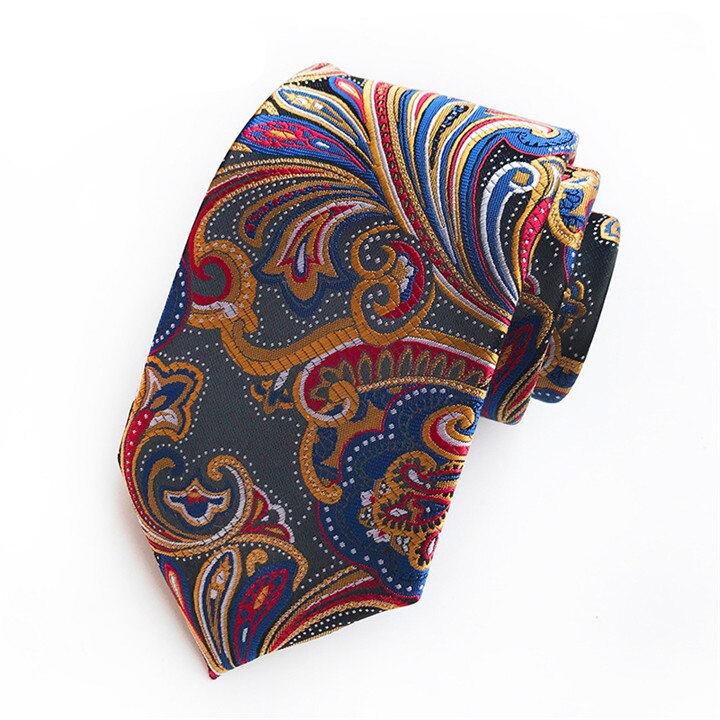 Ties for Men Wedding Business Formal Wear Neckties Polyester Jacquard Ties 8 CM Neckwear Men: 01