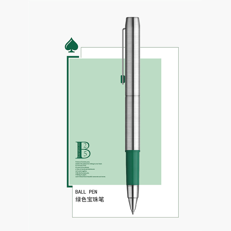 MAJOHN B25 Ball Point Pen/Fountain Pens, Metal Rod Smooth Fine Writing Lines Compact Portable Calligraphy Study School Supplies: PURPLE