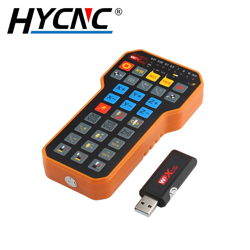 Ncstudio XHC WHB02 Wireless Remote Control Handle USB DSP Control Handle CNC Engraving And Cutting Machine CNC Router