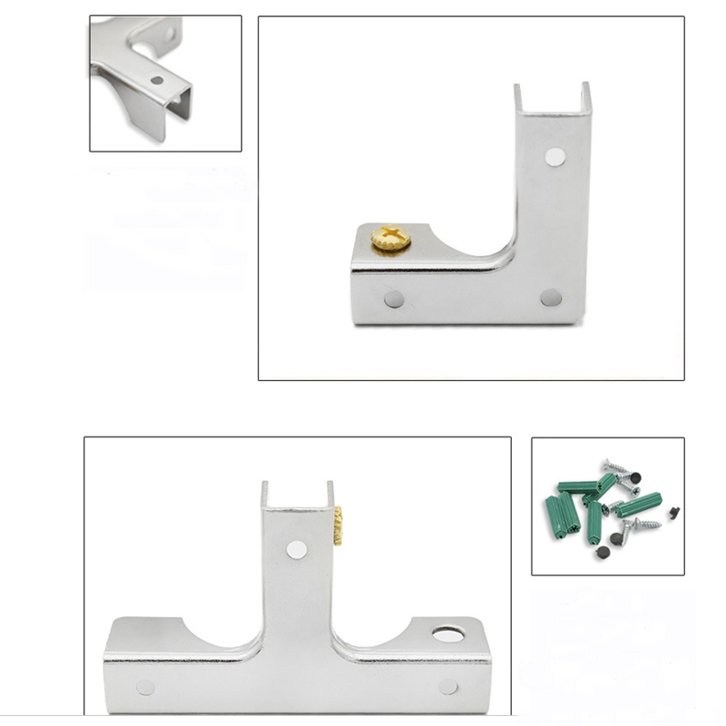 2 adet "T" şekli cam raf Metal ayarlanabilir braket Brace montaj cam plaka taşıyıcı tutucu destek kelepçesi