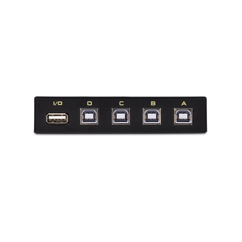 4 Port USB 2.0 Share Switch Switcher Selector Box Hub For PC Scanner Printer FJ-1A4B