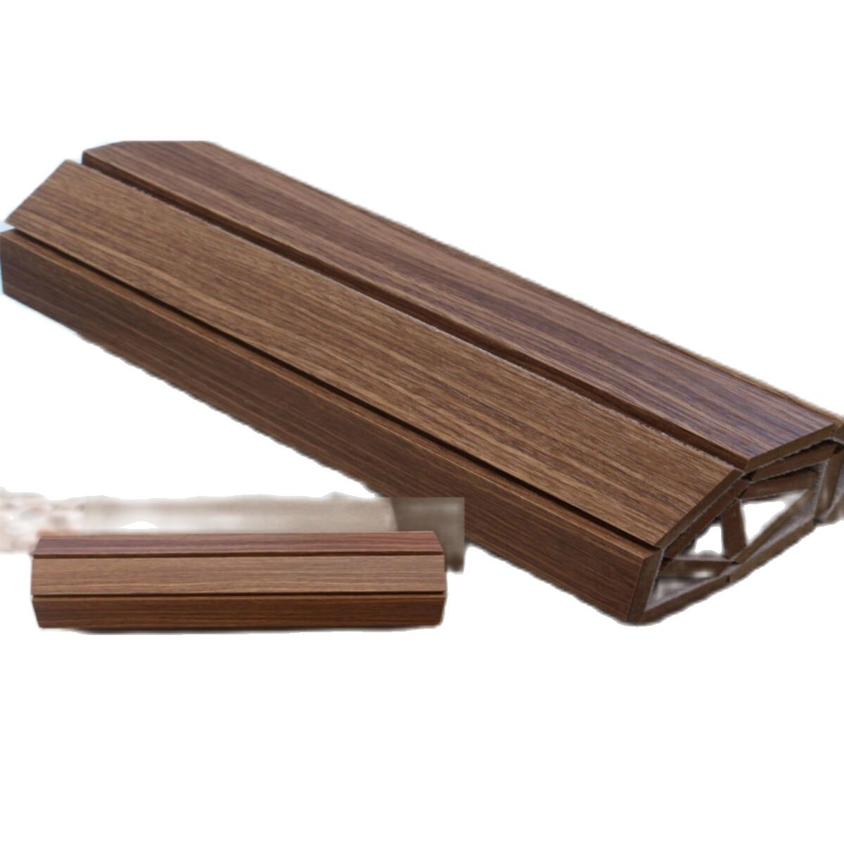 Hause Dekoration 45x25 Nussbaum Tragbare Seite Tisch Wohnzimmer Einfach zu Verwenden Natürliche Dekorative Holz Sofa Tablett Nussbaum farbe Faltbare Seite Amerikanischen Service