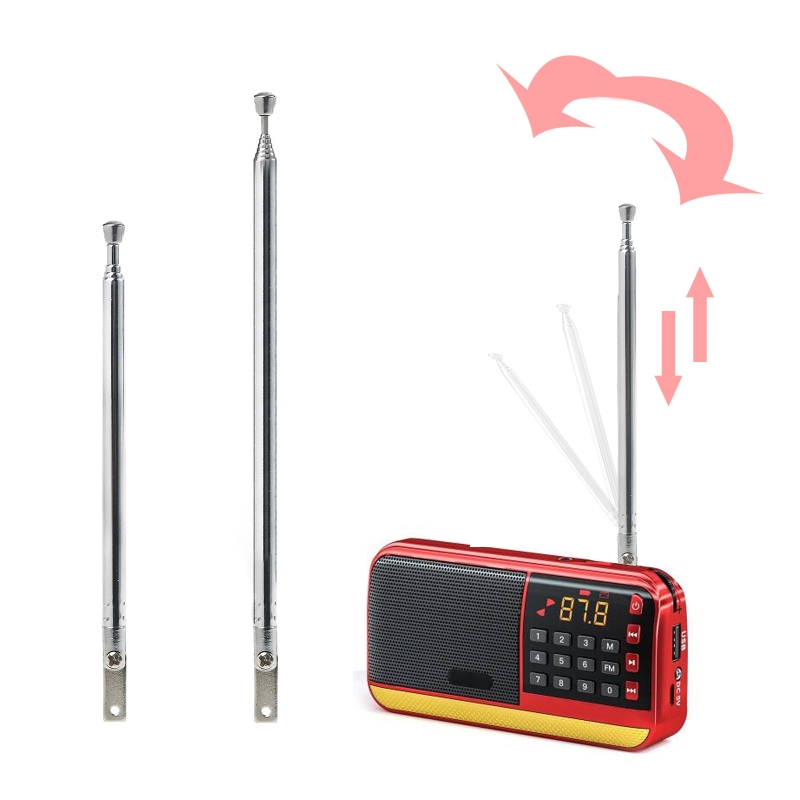 Telescopic Aerial Antenna 5/7 Sections Extendable Antenna Receiver Universal