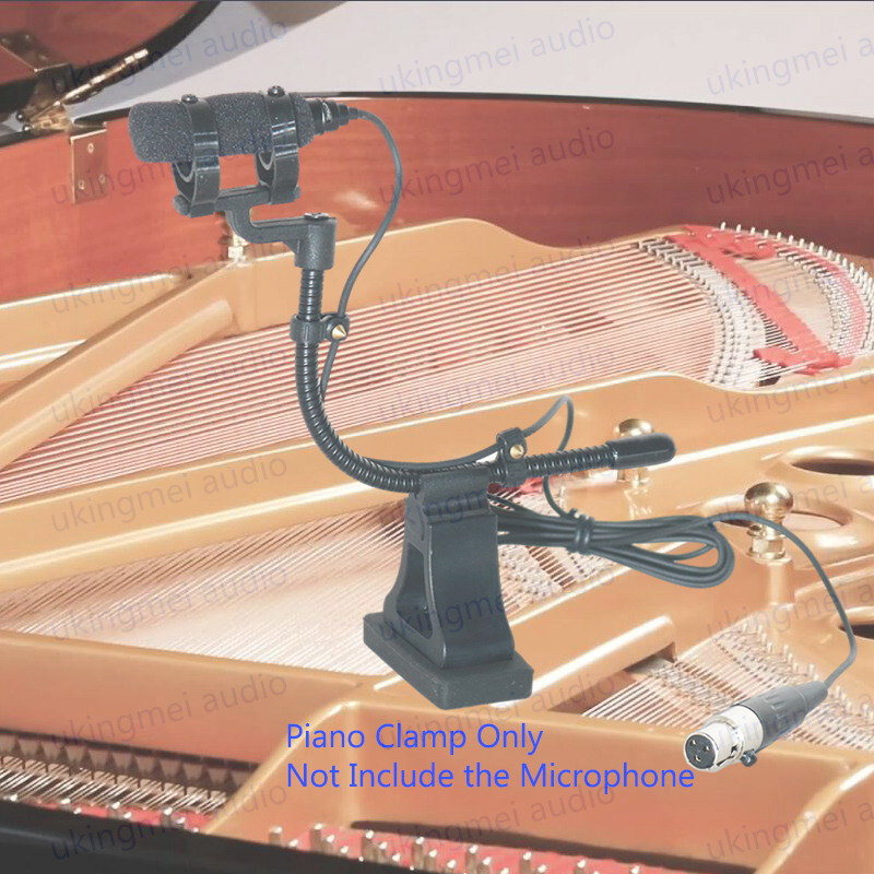 Instrumento condensador microfone universal suporte braçadeira para saxofone violino clarinete baixo violoncelo piano compatível para dpa 4099 microfone