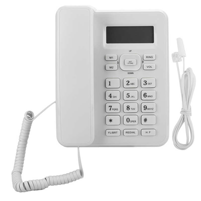 Teléfono Fijo KX-T6001CID Hogar, oficina, Hotel, negocios, blanco