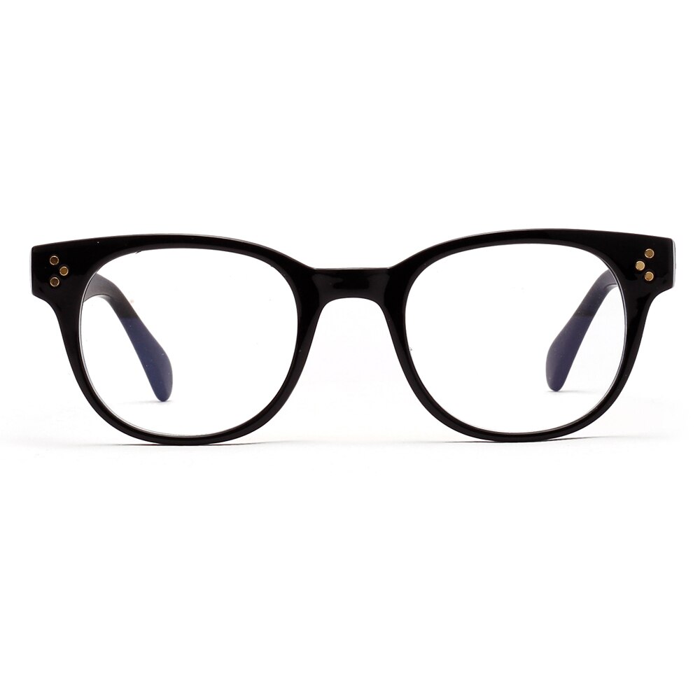 Kachawoo anti blue glasses men square black leopard pattern computer eyeglasses women's frame rivet style ladies birthday
