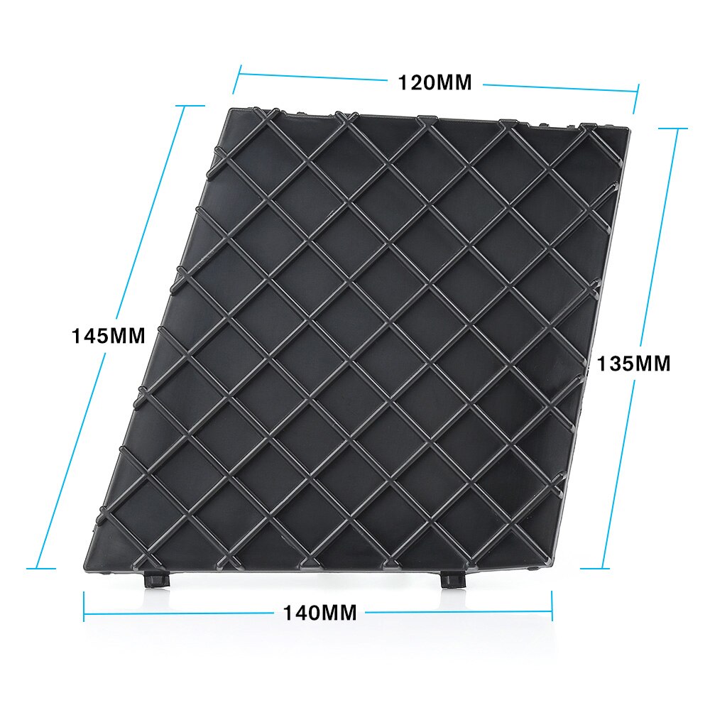 Black Front Bumper Lower Mesh Grill Trim Cover Pair Left Right For BMW E60 E61 M Exterior Car Accessories Replacement Parts