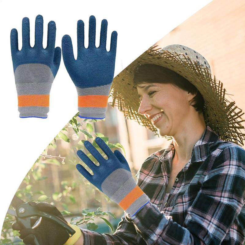 1 paar tuinhandschoenen Steekbestendig Waterdicht Onderhoudswerk Rubberen handschoenen Tuinbeschermende uitrusting Veiligheid plantgereedschap