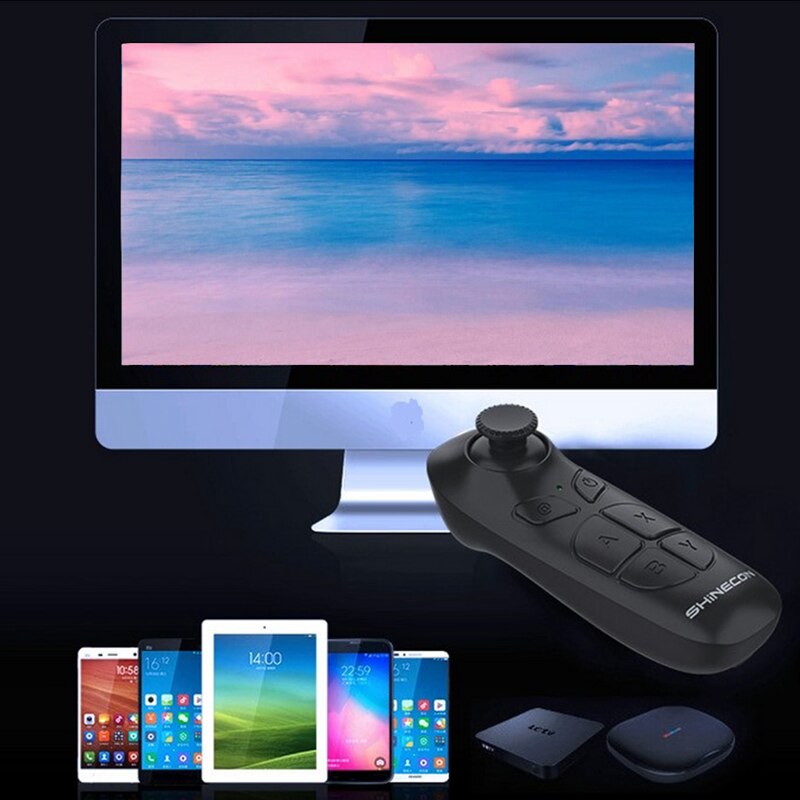 VR Shinecon Gaming Joystick Gamepad Controller Bluetooth Wireless Remote Controller For VR Glasses Smart Phone Android Mini