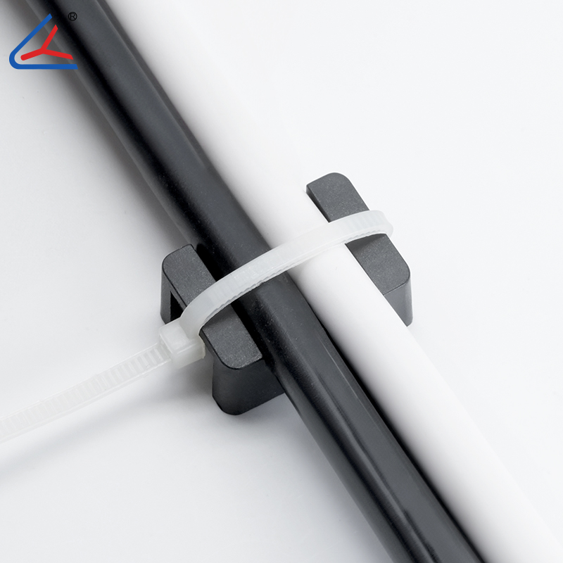 100 soportes para bridas de cables: clips para cables autoadhesivos para gestión de cables en el hogar, el automóvil y la oficina