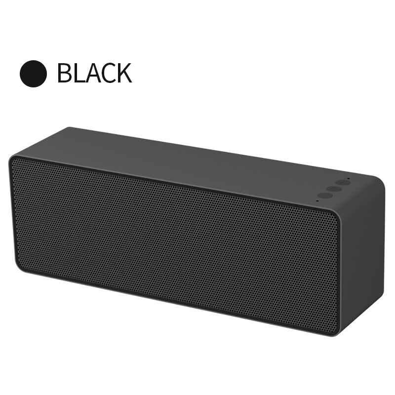 F2 Wireless Powerful Bluetooth Speaker Portable Column Mini Speaker Bluetooth 4.2 Outdoor Column Sound box with TF Card FM Radio: Black