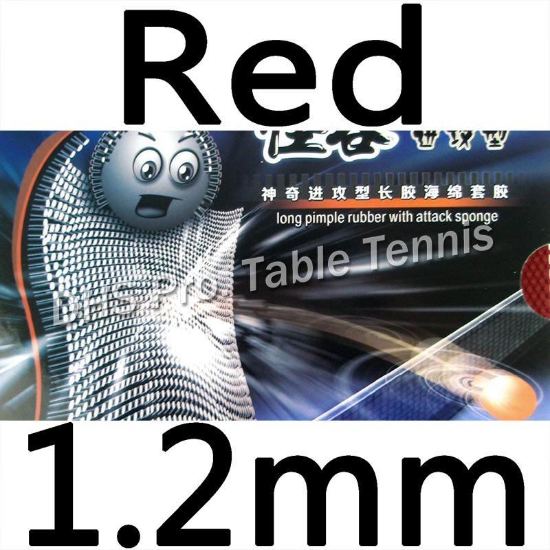 KTL Stranger ataque tipo largo Pips-Out de goma de tenis de mesa con esponja: Red120