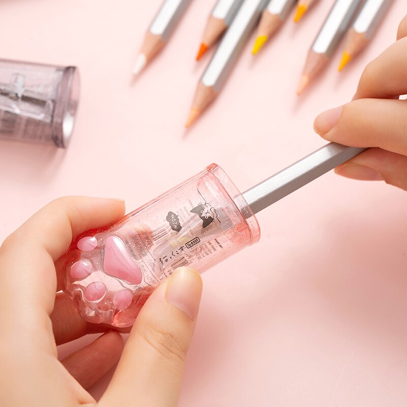 Nette Katze Pfote Bleistift Spitzer Kawaii Schule Liefert Schreibwaren Schüler Preis Für freundlicher Bleistift Spitzer Für freundlicher