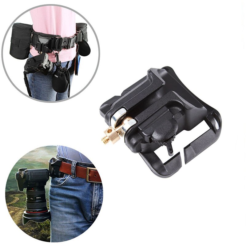 Kamera Schnell Gürtel Schnalle Kamera Taille Gürtel Schnalle Holster Taille Montieren Aufhänger Clip Mit Ergonomisches Breiten Einsatz ABS Cam rack