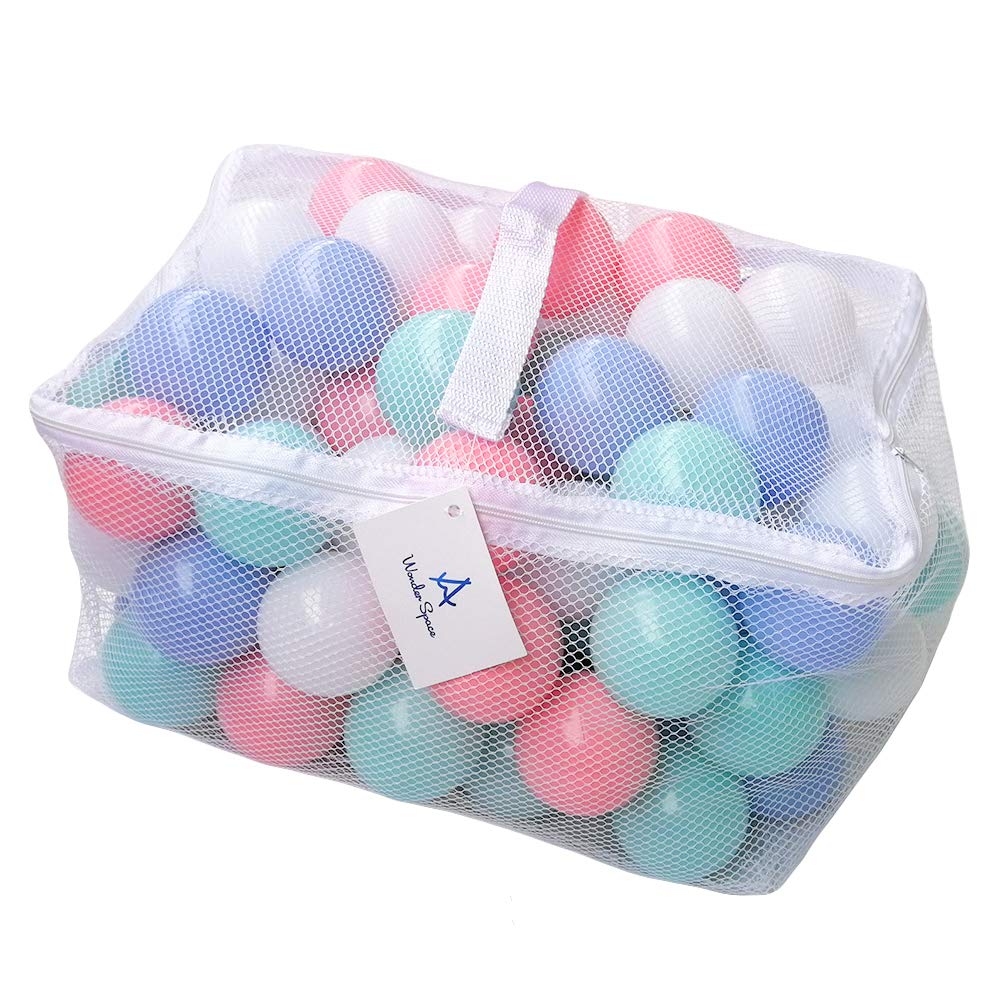 100pcs Formato Del Bambino di Colore Della Miscela di Plastica Pit Palle Safe Kids Pastello Multi Colorato Combinazione Misto Giocare A Palla Pacchetto Piscina morbido Giocattolo Regalo: 100pcs Macaron Mixed