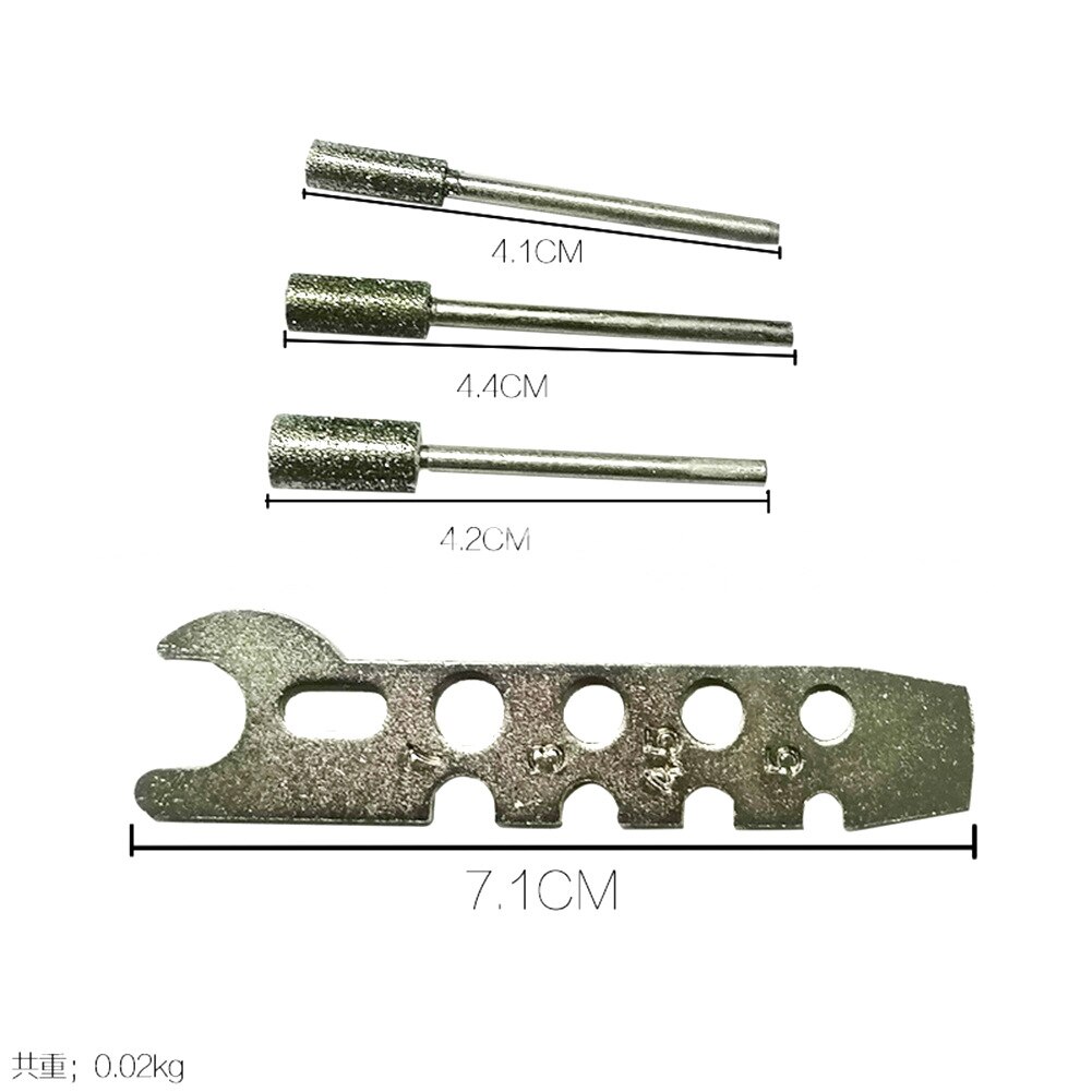 Chainsaw Sharpening Kit Rotary Sharpener Tool Chain Machine Kit Saw Blade Sharpener Guide Drill Adapter Head