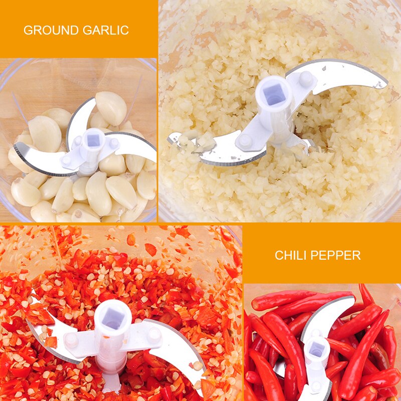 Mini main hachoir manuel hachoir à viande Mini le hachoir Cutter outils tirer ail légume cuisine corde
