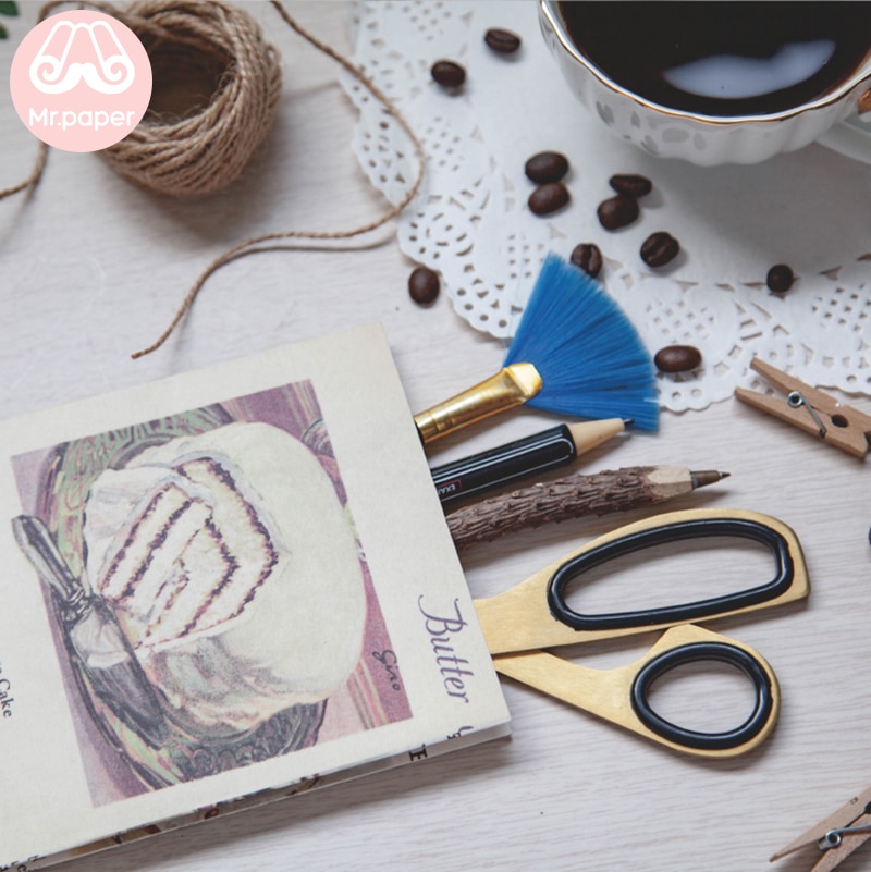 Mr paper Washi paper bag mini Stand up Retro Pote Bags Letter Life Art Open Top Packing paper Treat Bag