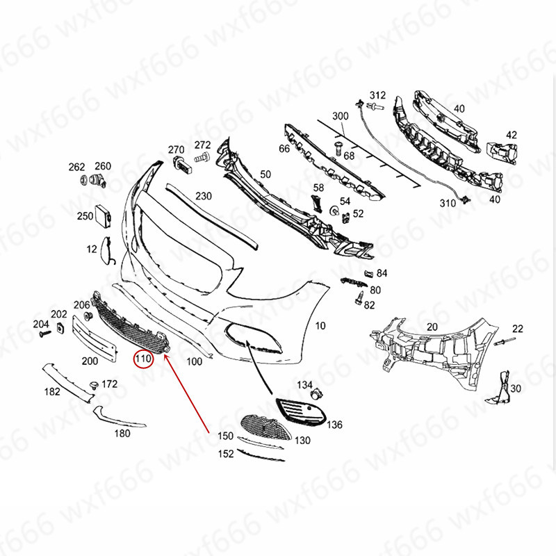 Auto Front bar netwerk voorbumper ventilatie netto W205mer ced es-worden nz2014 Front netto voorbumper decoratieve mesh grille