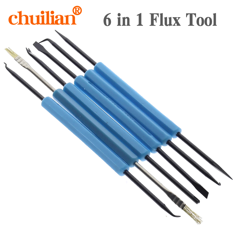 Outils d&#39;aide à la soudure BGA 6 en 1 pour la réparation des PCB