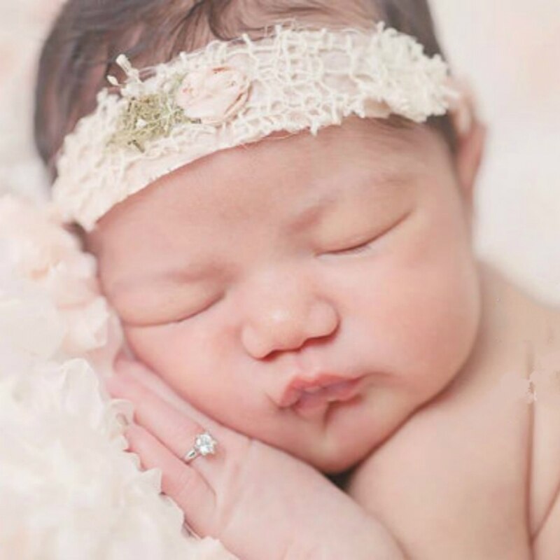 Rekvisitter til nyfødt fotografering imiteret diamantring baby fotografering foto rekvisitter smykker  d5qb