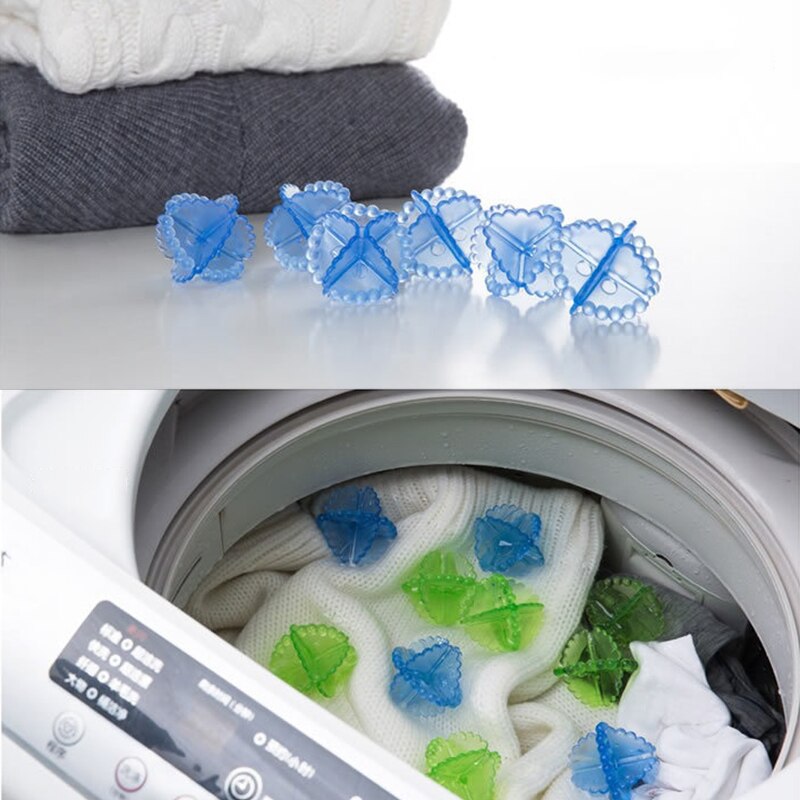 10 Pcs Decontamination Laundry Ball Anti-Winding Washing Ball Dryer Balls Keeping Laundry Fresh Drying Fabric Softener