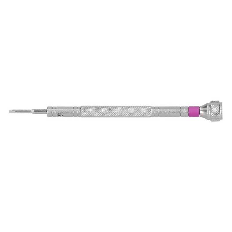 1pc 0.6-2.0mm spårs skruvmejsel rostfritt stål exakt rakt spår skruvmejsel klocka smycken reparation urmakare juvelerare: 1.6mm