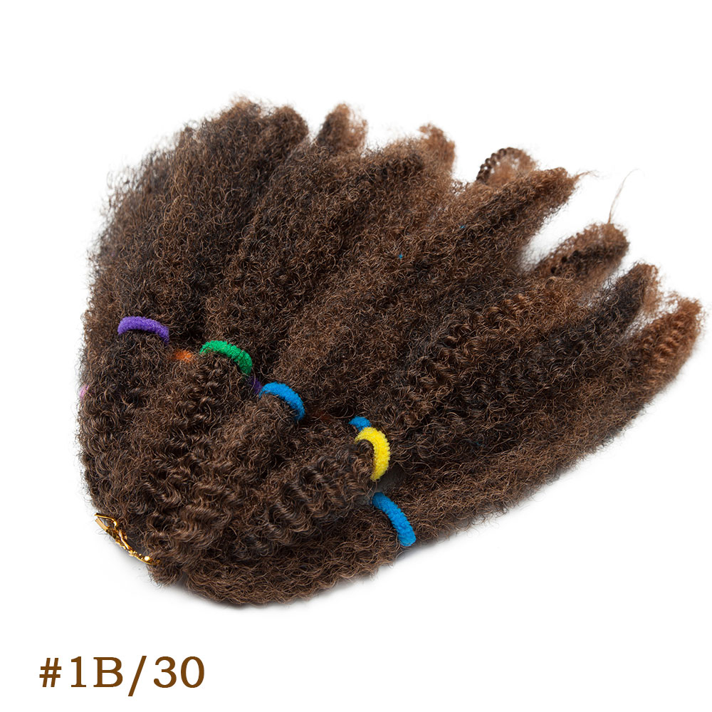 Afro Kinky Hair Pre Stretched Afro Kinky Twist Hair Braiding Hair Kinky Twist Crochet Braids Synthetic Hair Extensions For Women: #8