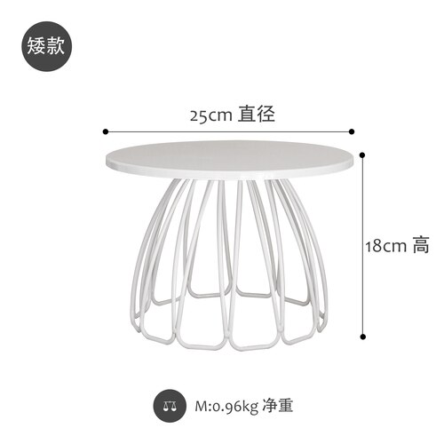 8/10 Inches Rok Cake Stands Wit/zwart Wedding Cake Tafel Decorating Party Leveranciers voor Fondant Display Stand: white--S