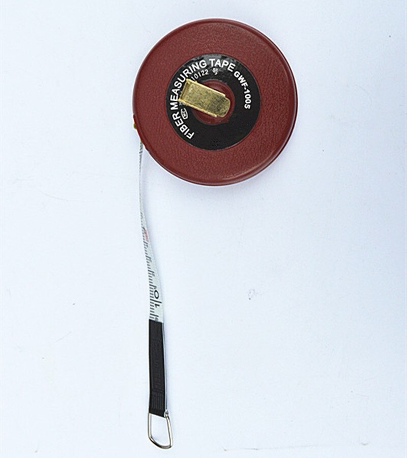 Tape Measure 50m Fiber Waterproof And Abrasion Resistant Soft Feet Foot Measure Length Measuring Tools