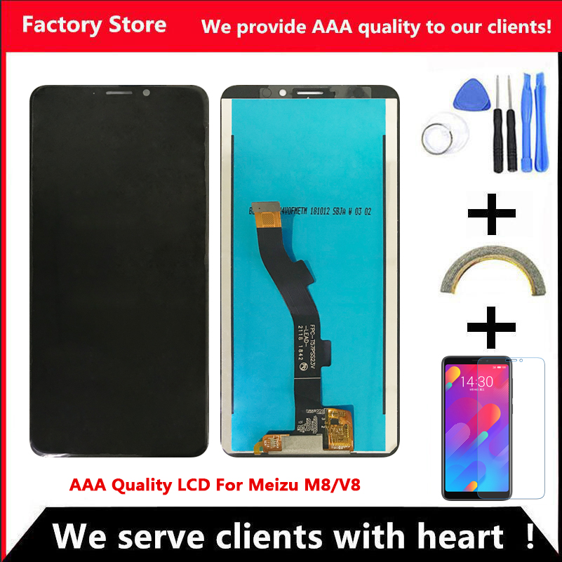 AAA LCD Screen for MEIZU M8 - 5.7 Inch Display with Frame - 1440x720 Resolution
