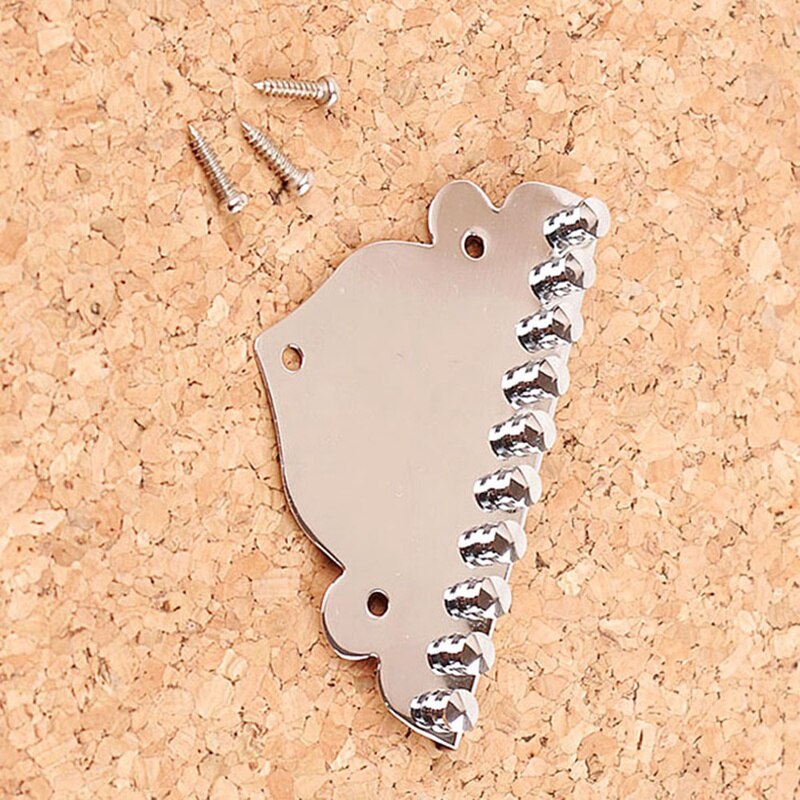 10 String Mandolin Tailpiece with Screws for Guitar Maker or Mandolin Replacement Accessories