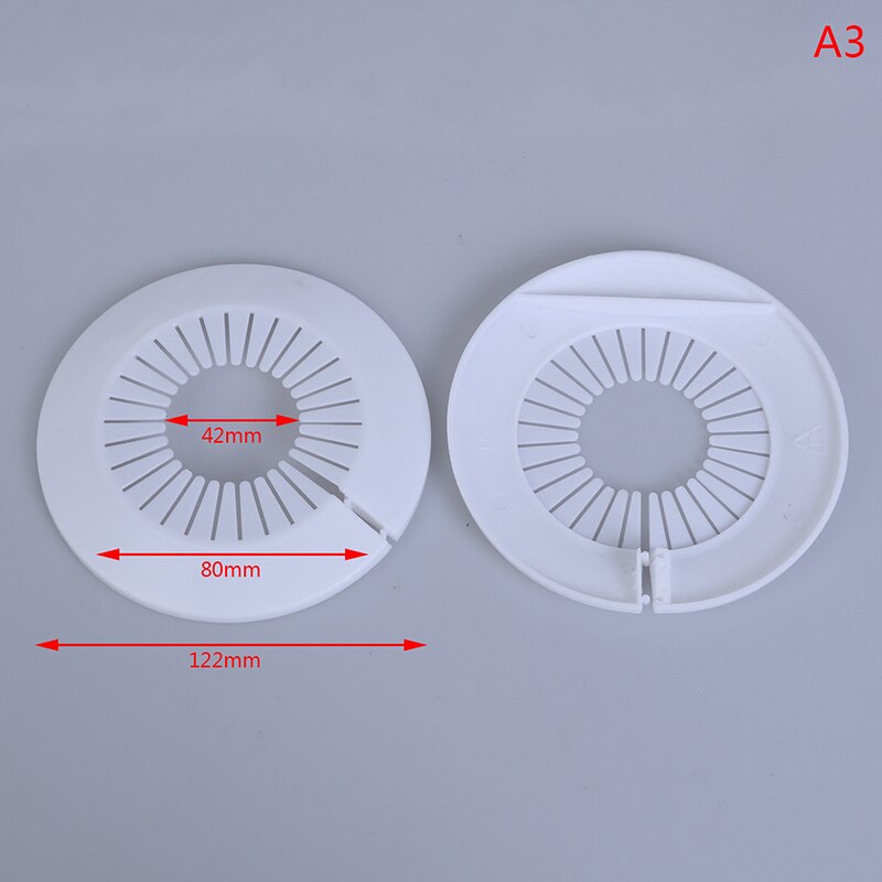 2 Stuks Muur Gat Duct Cover Douche Kraan Hoekstopkraan Pijp Plug Decoratie Cover Buisleidingen Accessoires: A3