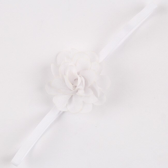 1 Piece MAYA STEPAN Children Headdress Chiffon Flower Hairband Baby Newborn Girls Hair Rope Headband Headwear Headwrap: 1