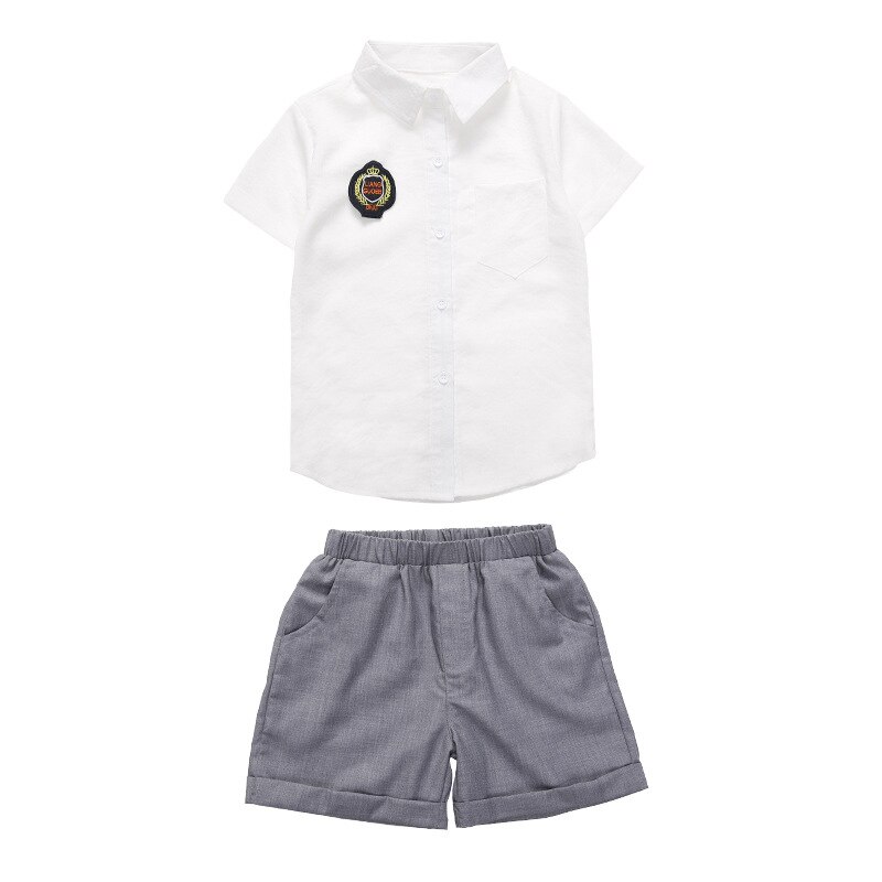 Summer Primary and Secondary School Boys and Girls School Uniforms Suit Kindergarten Clothing Children Short-sleeved Uniforms: 1 / 180