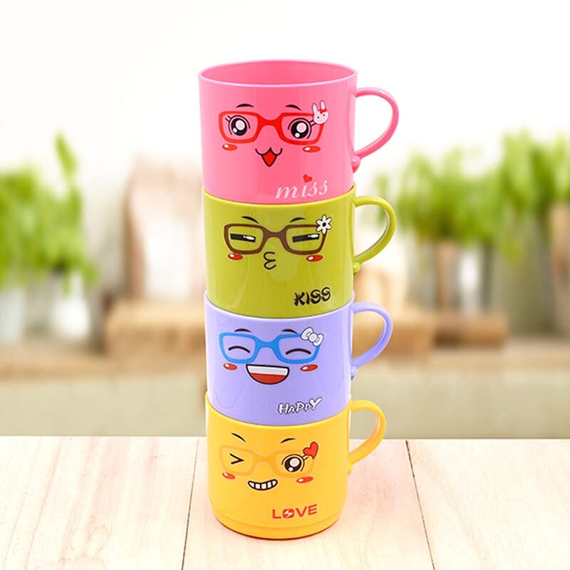 Taza de agua de 200ml para bebé, vaso de alimentación de bebé de Salud Ambiental, vaso de zumo de leche de dibujos animados para niños, 1 ud.