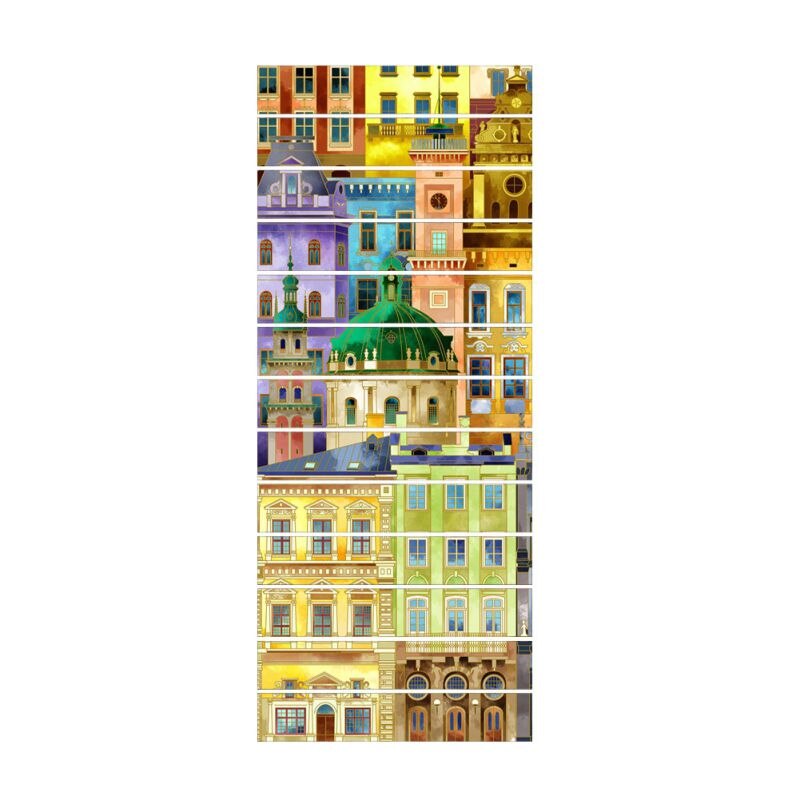 3D Stair Stickers Handicrafts Waterproof Removable Self Adhesive DIY Stairway Decals Stairs Decoration