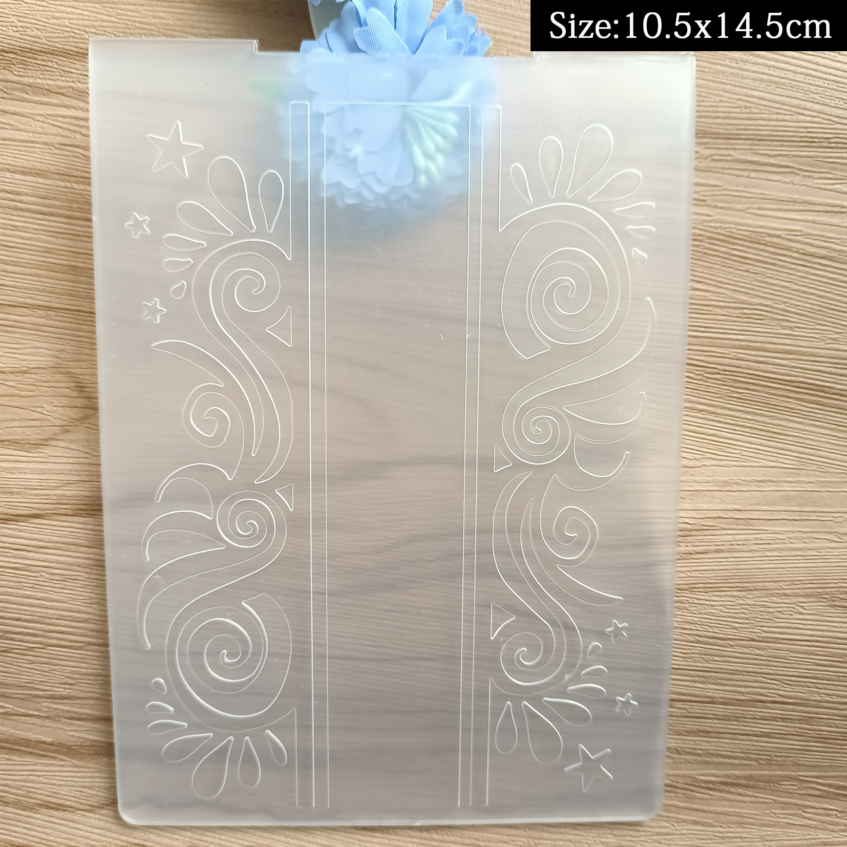 Carpeta de relieve de flores rosas para álbum de recortes, manualidades DIY, con 11 patrones diferentes/árboles/hojas/flores: FD-161