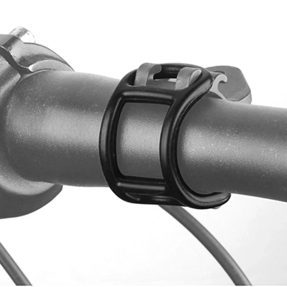 Fahrrad Silikon halterung Band Fahrrad Scheinwerfer Rück leuchte Lenker LED Taschenlampe halter Teile installieren elastische Licht riemen Zubehör