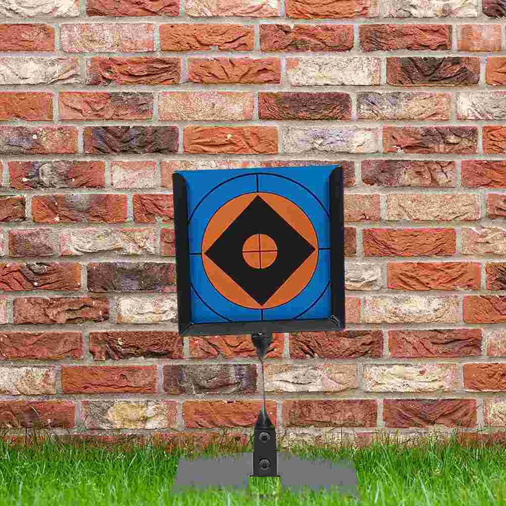 1 Set Target Stand Stainless Steel Target Paper Stand Shooting Practice Target Bracket