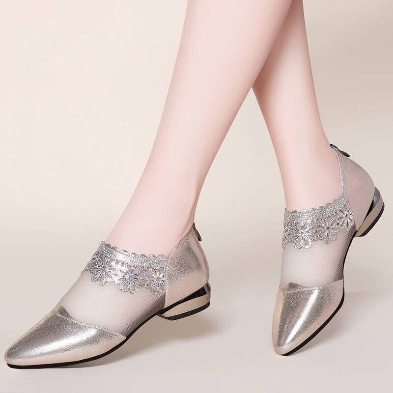 Comemore Flats Kant Schoenen Zonder Hakken Vrouwen... – Vicedeal