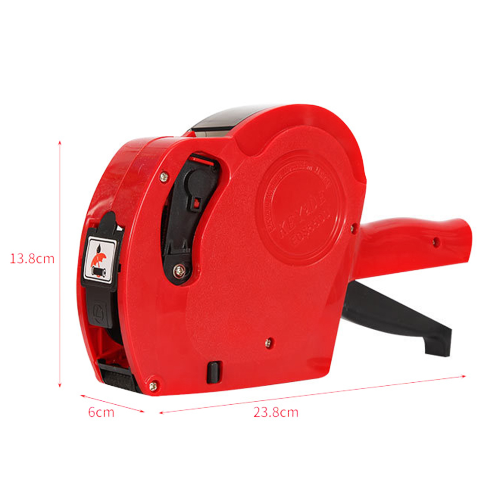 1Pc Prijs Label Label Tool Kleding Tag Printer Prijzen Labeller Kit Handleiding Prijzen Machine Winkel Markt Levert Briefpapier