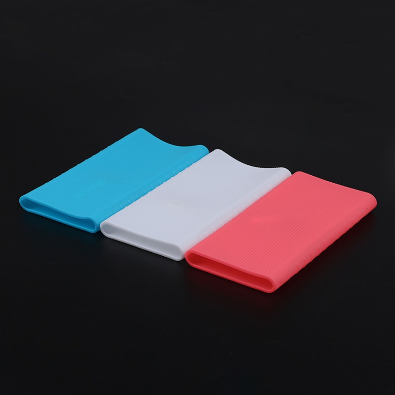 Silicone Protector Case Cover For Xiaomi Power Bank 2 10000 MAh Dual USB Port Skin Shell Sleeve For Power Bank