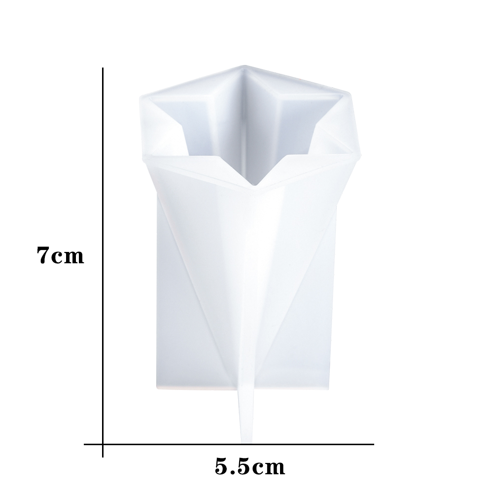 Cono de anillo geométrico piramidal, molde de silicona, cristal triangular, anillo DIY, soporte para presentación de joyería, artesanía de joyería, molde de resina epoxi