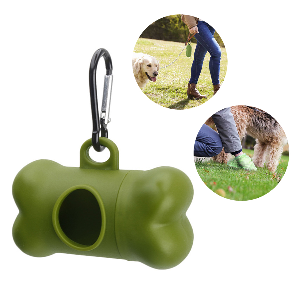 Sac de merde de chien biodégradable déchets d'animaux de compagnie distributeur de sacs écologiques transporteur extérieur sacs de merde pour animaux de compagnie animaux chiens fournitures de nettoyage de déchets